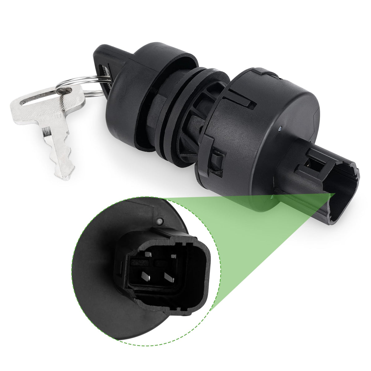 10L0L package contents shows switch and two keys for reference.