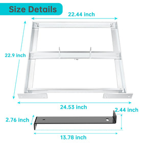 10L0L package includes hangers, retainer plates, and mounting hardware