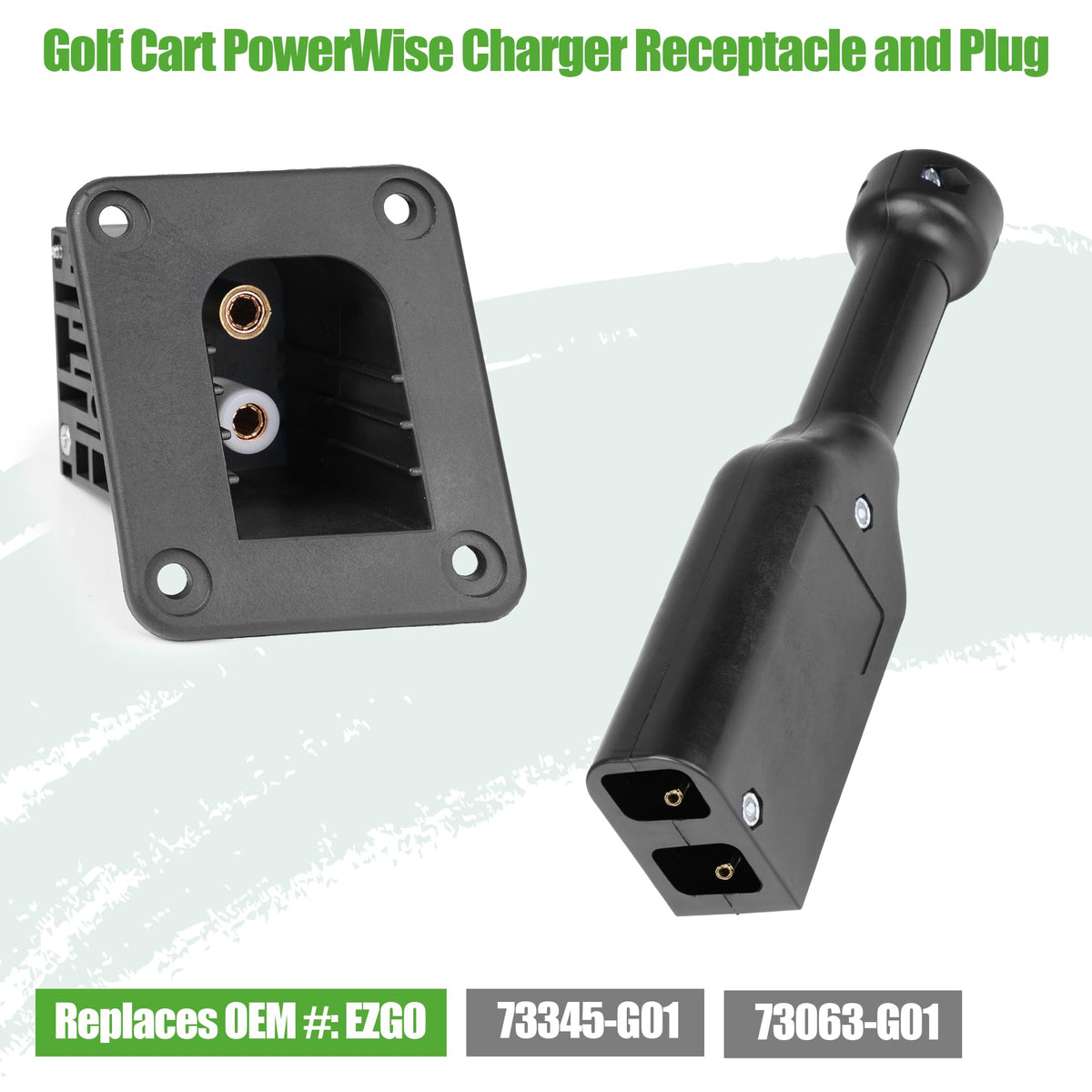 10L0L package with plug and receptacle ready for installation.
