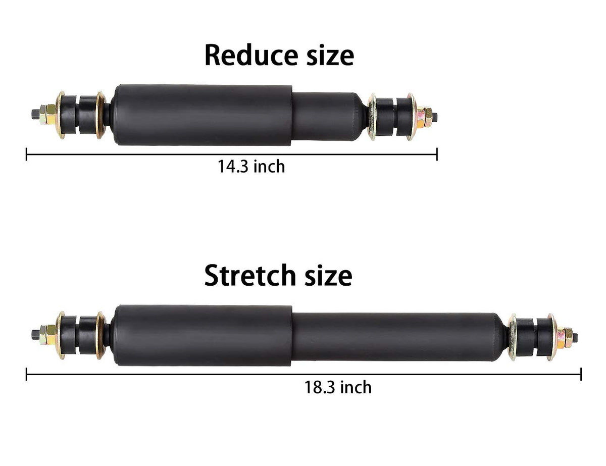 10L0L package includes shocks, bushings, washers, and nuts