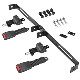 Manual and warranty included with 10L0L seat belt kit.