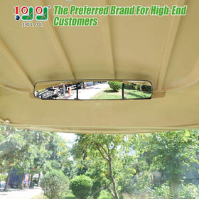 10L0L panoramic convex mirror for Club Car improves rear visibility during turns