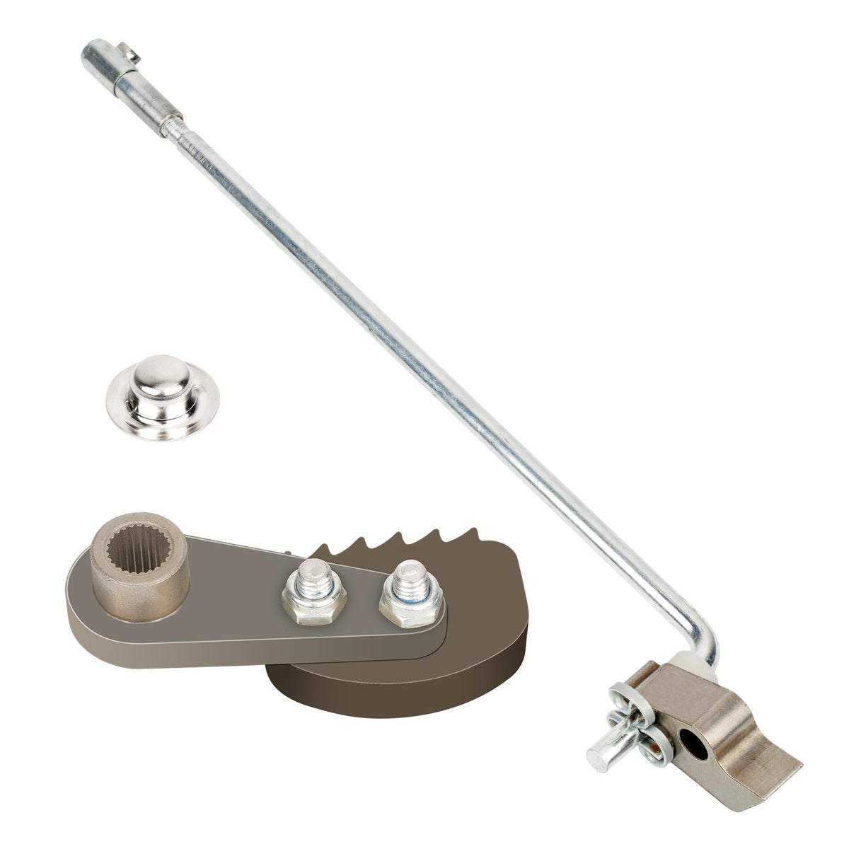 Carryall-ready setup with 10L0L Park Brake Latch Kit.