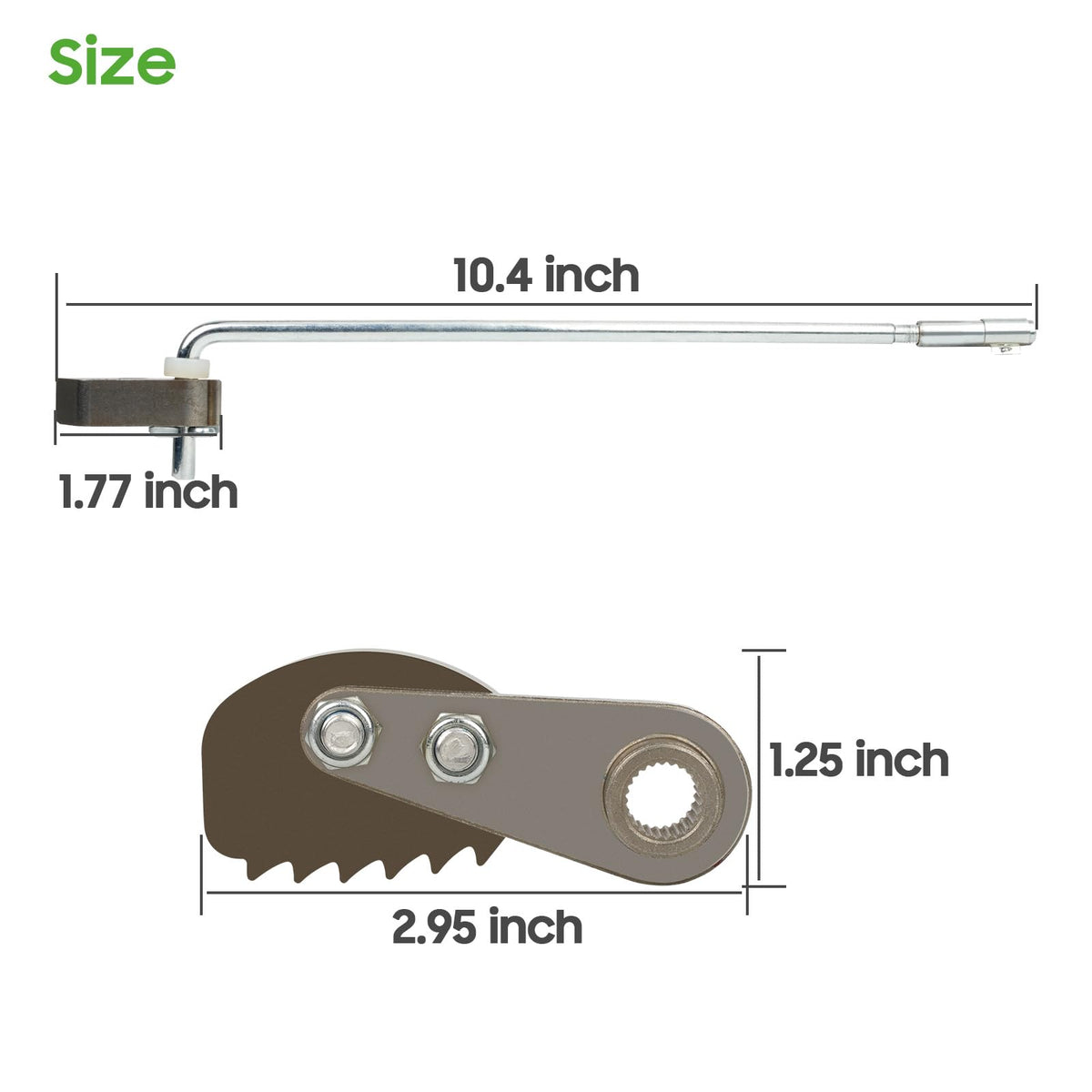 Pawl detail from 10L0L Park Brake Latch Kit for Club Car.
