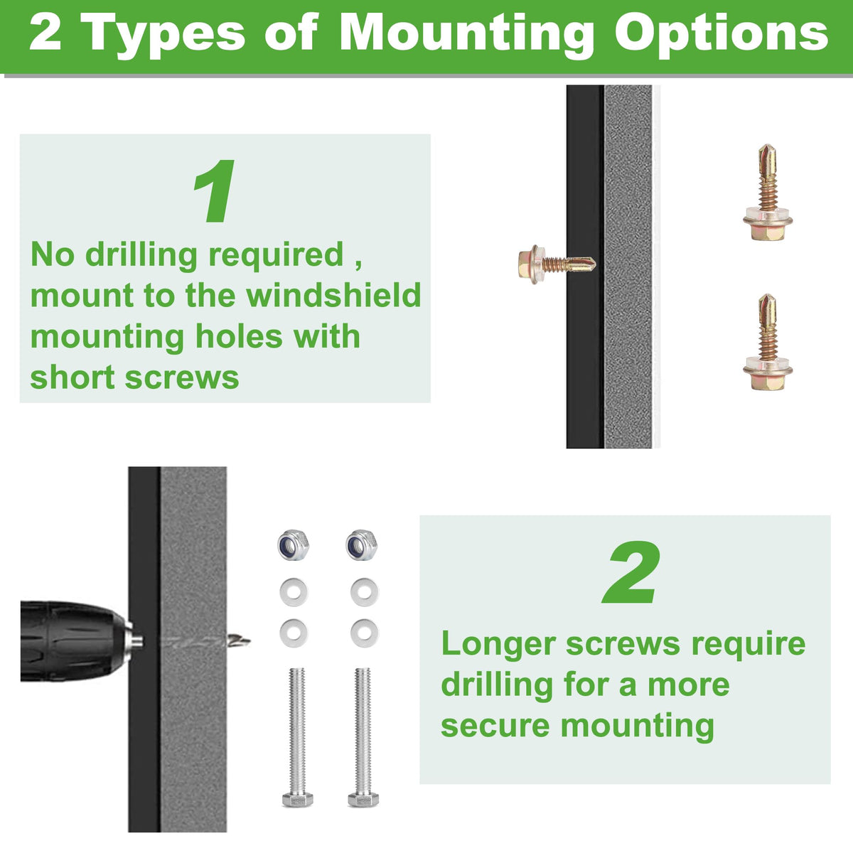 Partitioned compartments keep items separated and accessible