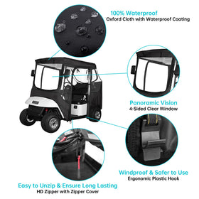 10L0L roll-up doors enable quick driver and passenger access.