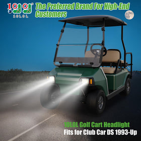 10L0L passenger-side headlight for Club Car DS enhances road awareness.