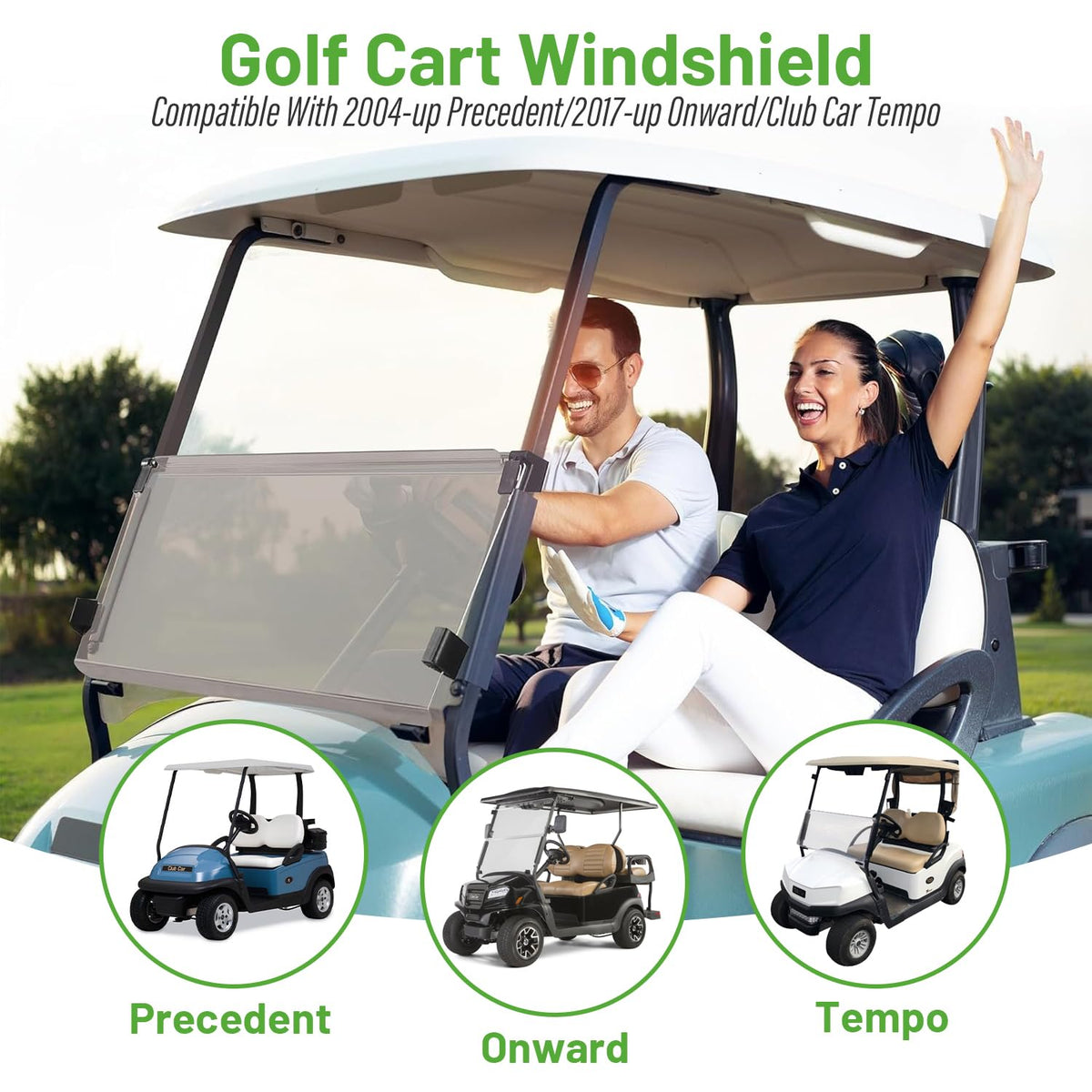 10L0L PC material windshield offers durable protection and easy cleaning
