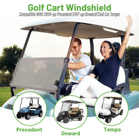10L0L PC material windshield offers durable protection and easy cleaning