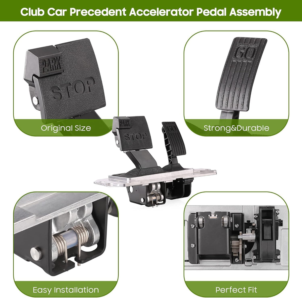 10L0L pedal mechanism detail highlights stable operation