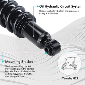 10L0L perfect fit rear shocks for Yamaha G29 Drive exact compatibility