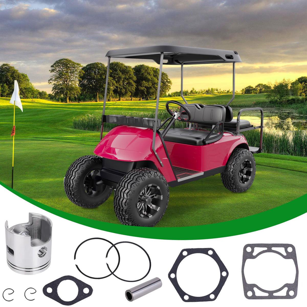 10L0L piston rings kit assembly for EZGO engines