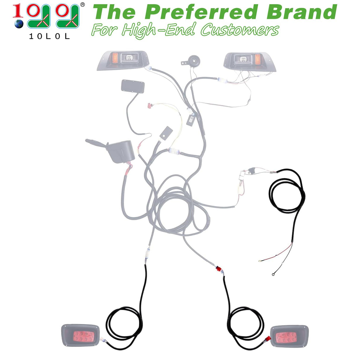 10L0L plug-and-play connectors enable quick, tool-free setup.