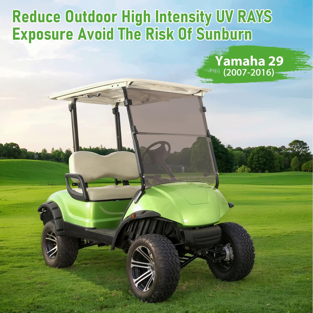 10L0L polycarbonate 4mm windshield closeup highlighting durability and impact resistance