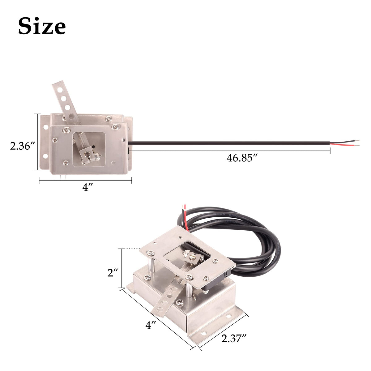 10L0L 46-inch wire harness supports flexible installation