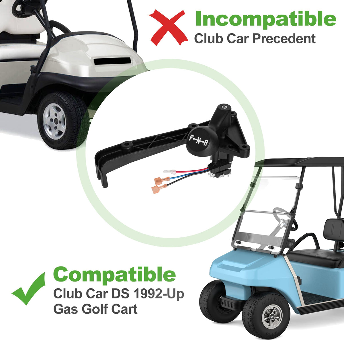 Pre-adjusted 10L0L shifter installs easily without cam adjustment.