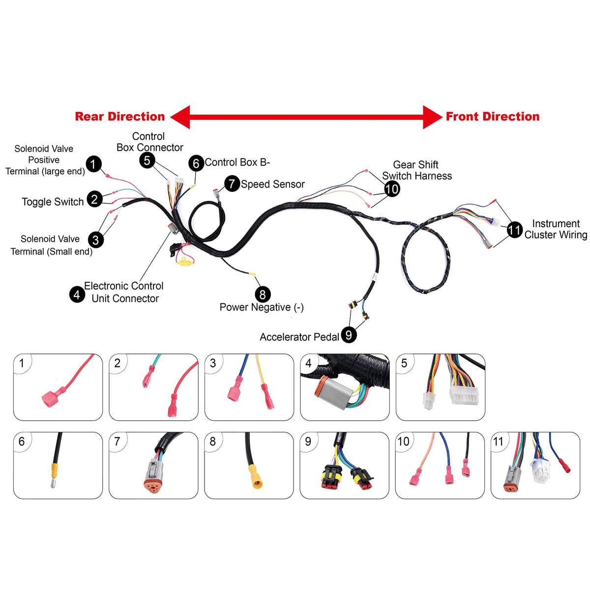 10L0L Precedent gray controller installation harness