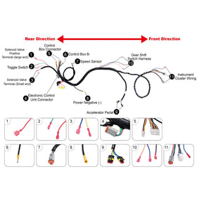 10L0L Precedent gray controller installation harness