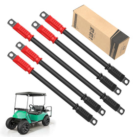 10L0L Premium Golf Cart Cables bundle for EZGO TXT upgrade improves power transfer