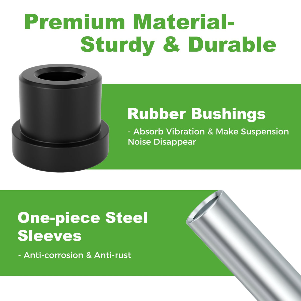 10L0L premium rubber bushings deliver long-lasting suspension durability