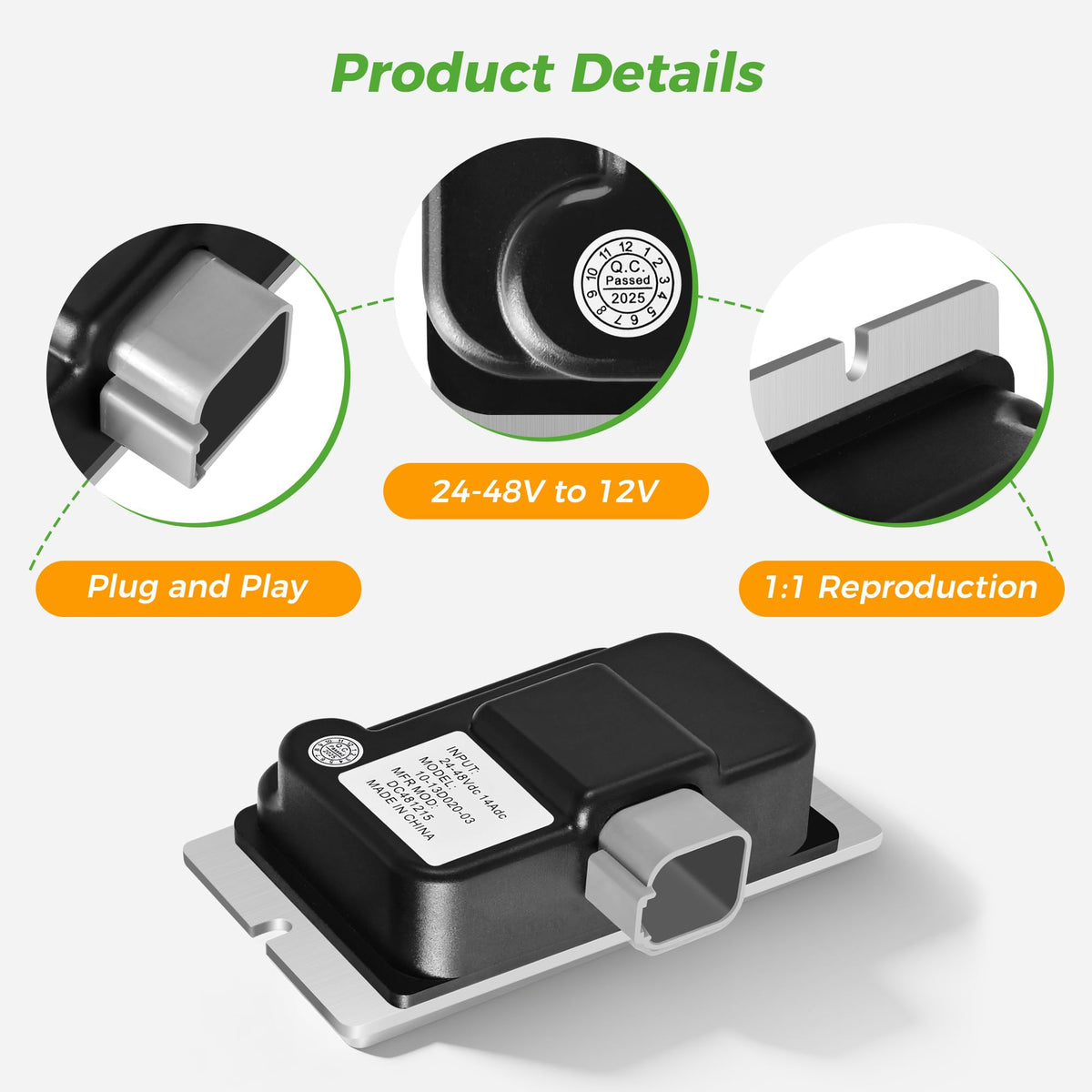 10L0L protection circuit guards against overload, short circuits, and overheating.