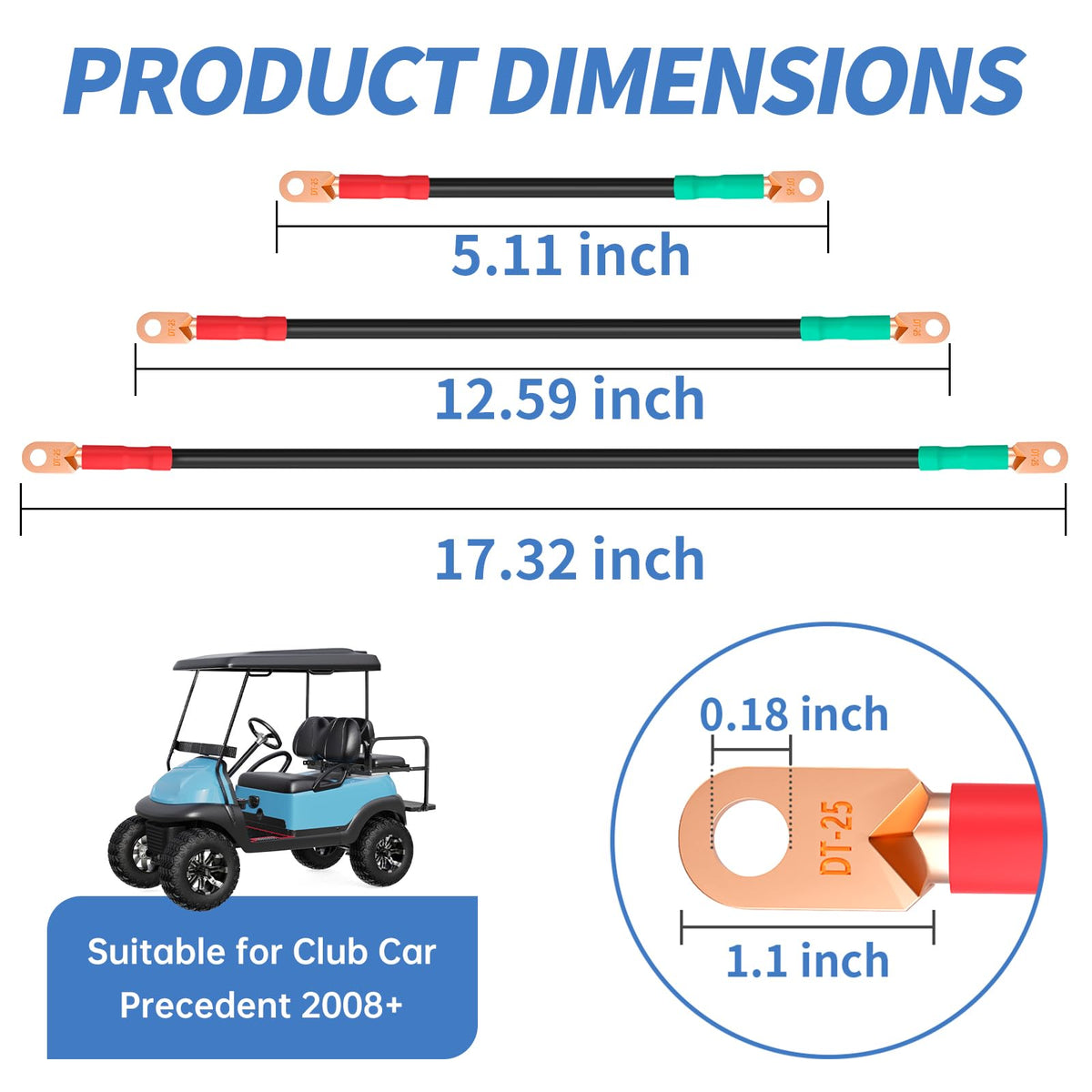 10L0L shrink tubing protects ends from corrosion and abrasion