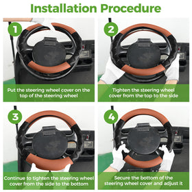 10L0L protects steering wheel while enhancing golf cart decor