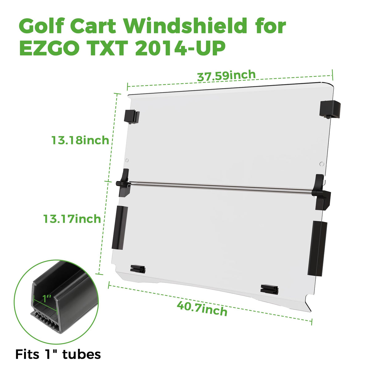 10L0L shield protects against debris on golf courses while driving