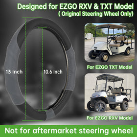 10L0L PU leather anti-slip material delivers stable, comfortable steering control.