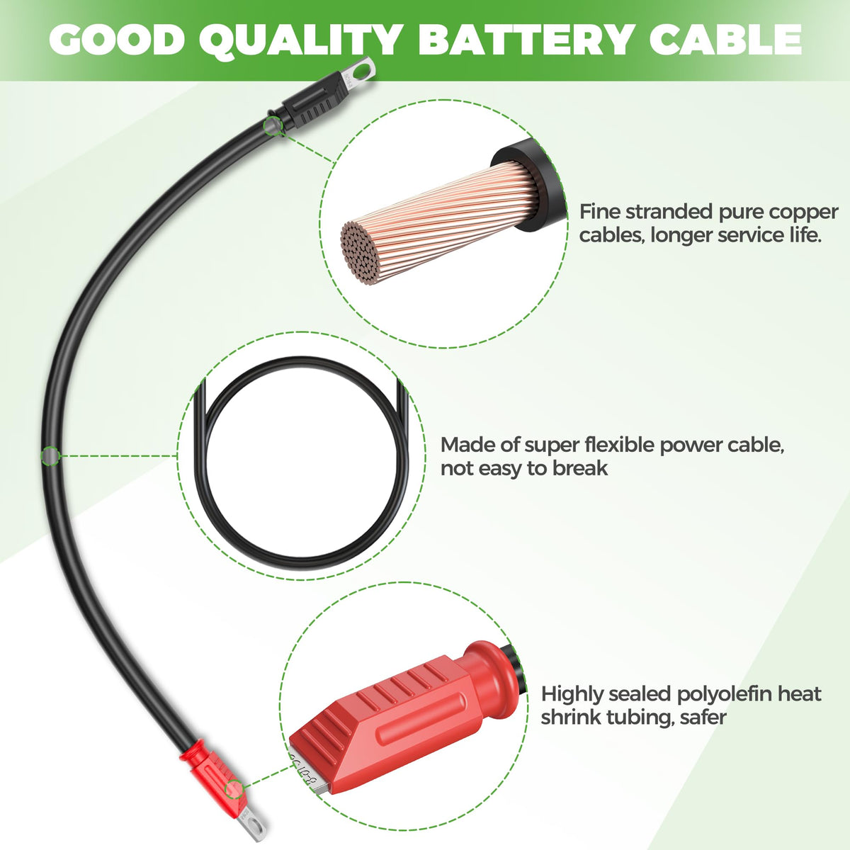 10l0l pure copper conductor supports high-amperage power.