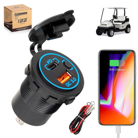 10L0L QC3.0 + PD USB-C port enables quick charging on the go