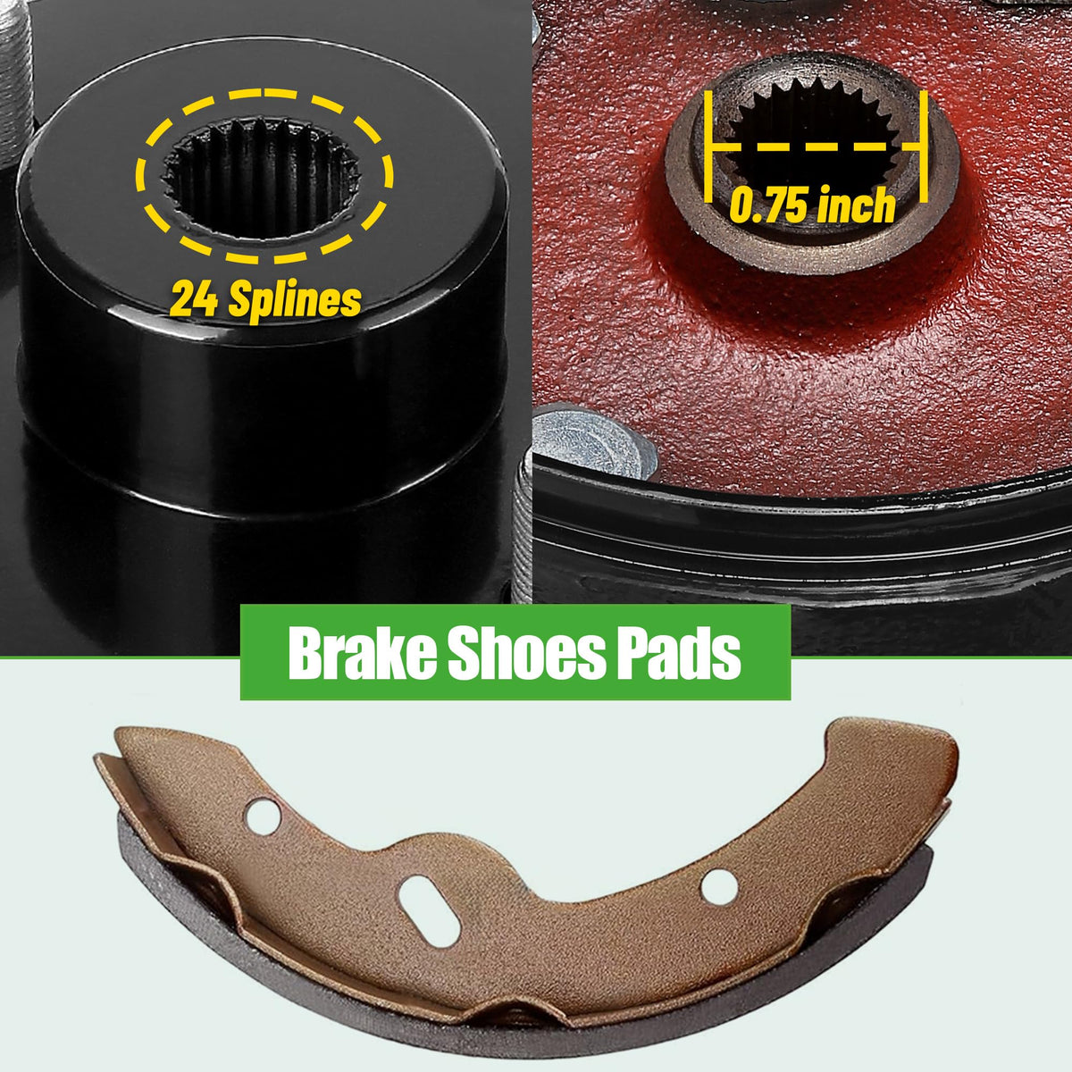 10L0L quality brake parts for EZGO TXT provide reliable service.