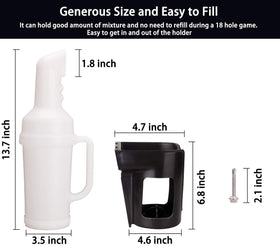 10L0L includes rattle-proof holder and mounting screws for secure setup.