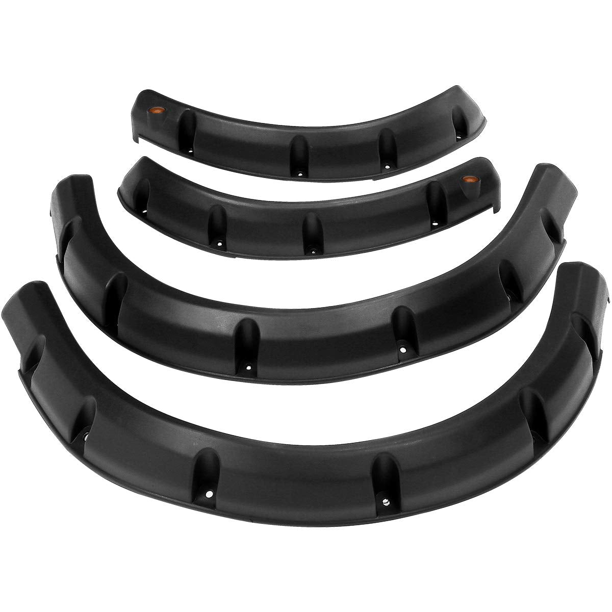 10L0L rear amber reflector on fender flare enhances night visibility