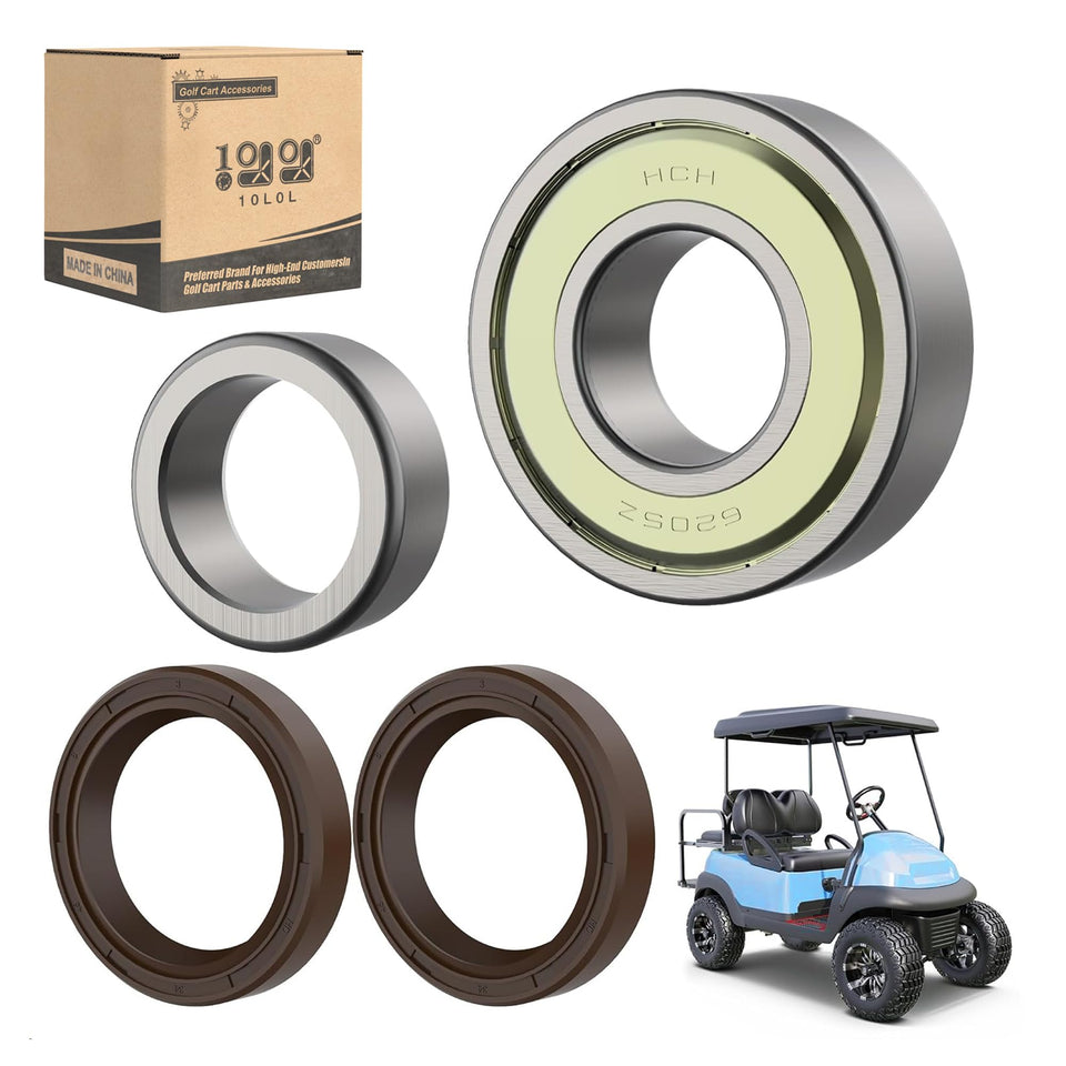 10L0L rear axle bearing kit for Club Car DS/Precedent, supports reliable operation