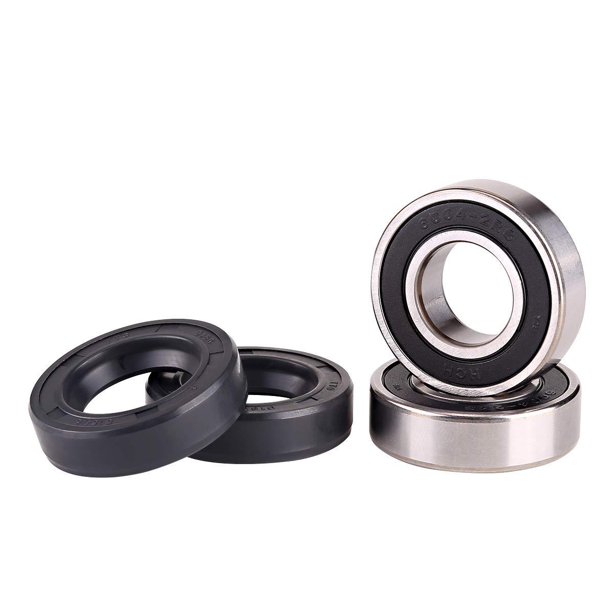 10L0L complete axle kit covers both axles with bearings, seals, rings, and washers.