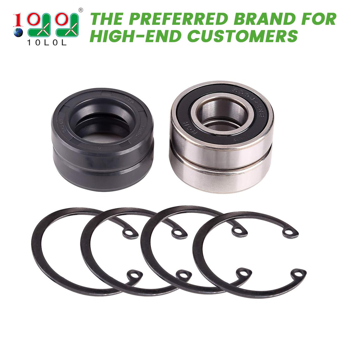 10L0L golf cart Marathon Medalist rear seals and bearings provide reliable sealing.