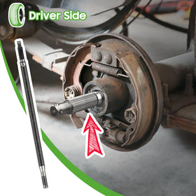 10L0L rear axle shaft kit with all required contents for replacement.