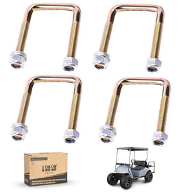 10L0L EZGO TXT rear leaf spring U bolts secure suspension connection