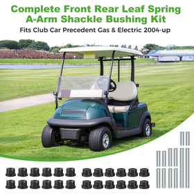10L0L rear leaf spring bushings improve stability on Club Car Precedent