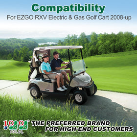 10L0L EZGO RXV bushings assembly closeup highlights long lasting rubber for durability