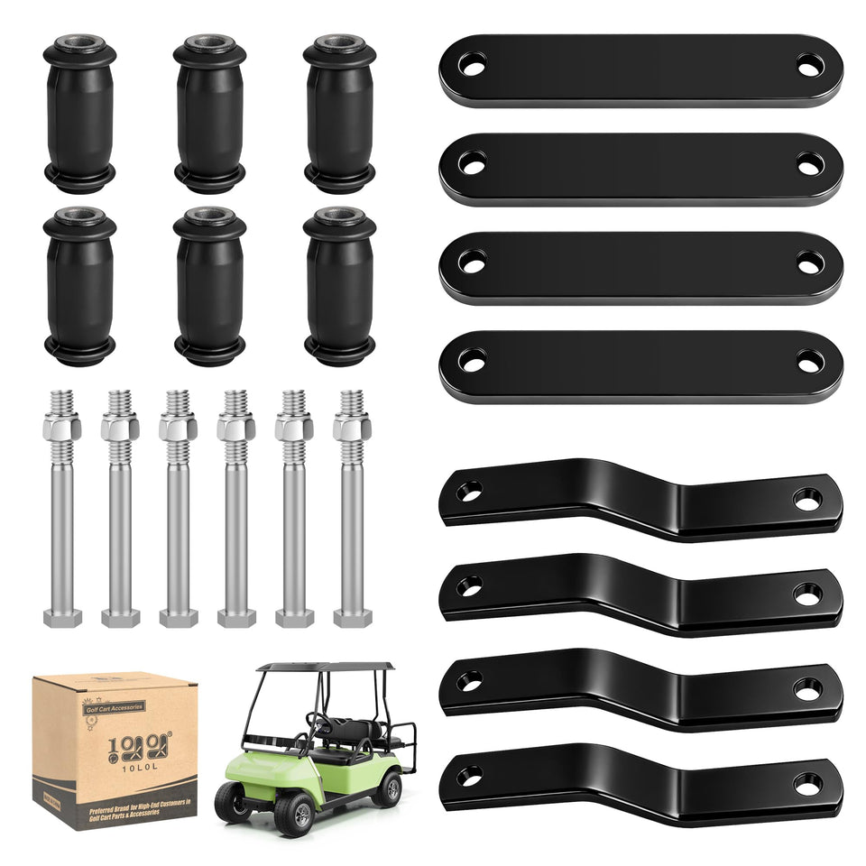 10L0L rear leaf spring repair kit for Club Car DS improves ride stability and control