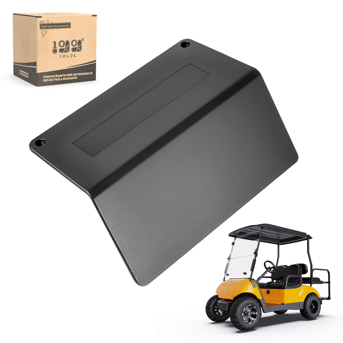10L0L rear panel emphasizes enhanced safety for Yamaha golf carts