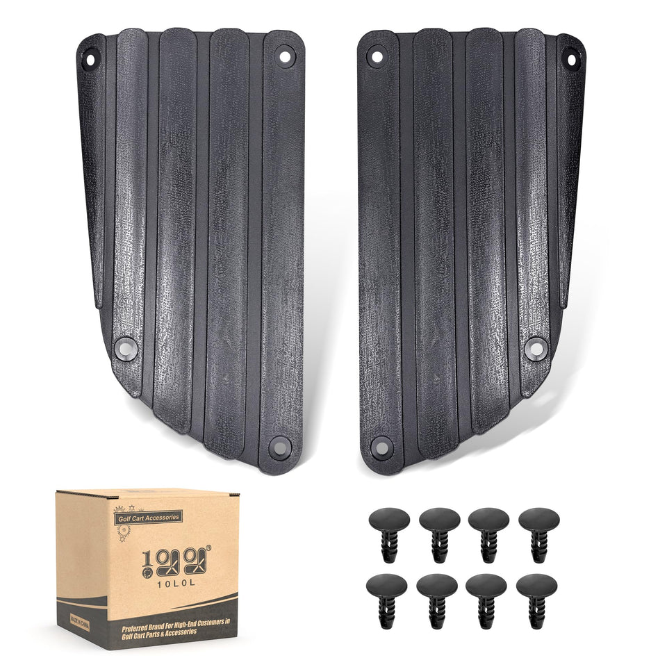 10L0L rear guard plate for EZGO TXT protects against scratches.