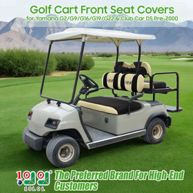 10L0L rear-seat-cover for golf carts protects fabric from stains and wear