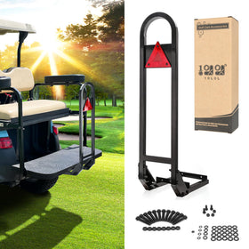 10L0L rear seat grab bar on golf cart for added stability