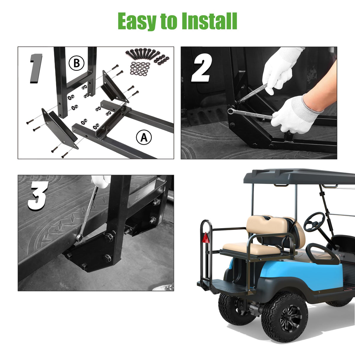 10L0L rear-seat installation bracket-to-seat length is 10.5 to 11 inches.