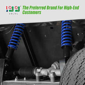 10L0L rear shock absorber for EZGO TXT enhances stability on uneven fairways.