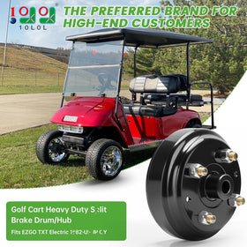 10L0L rear wheel hub assembly with 24-tooth spline compatibility for EZGO TXT