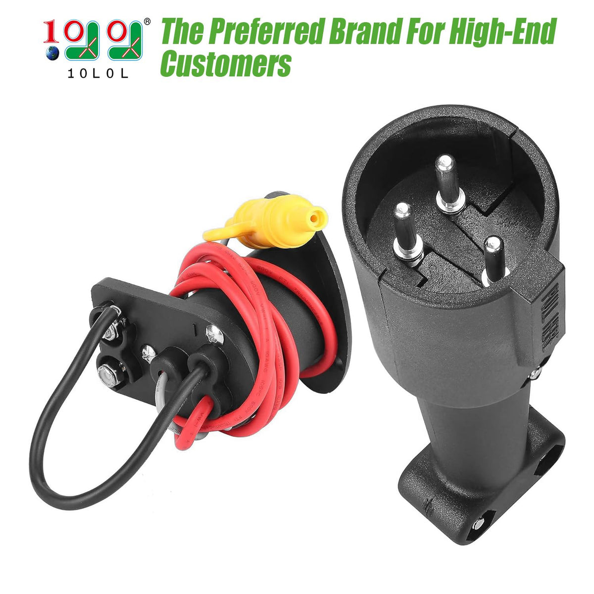 10L0L receptacle kit for Club Car DS, quick replacement and durable build.